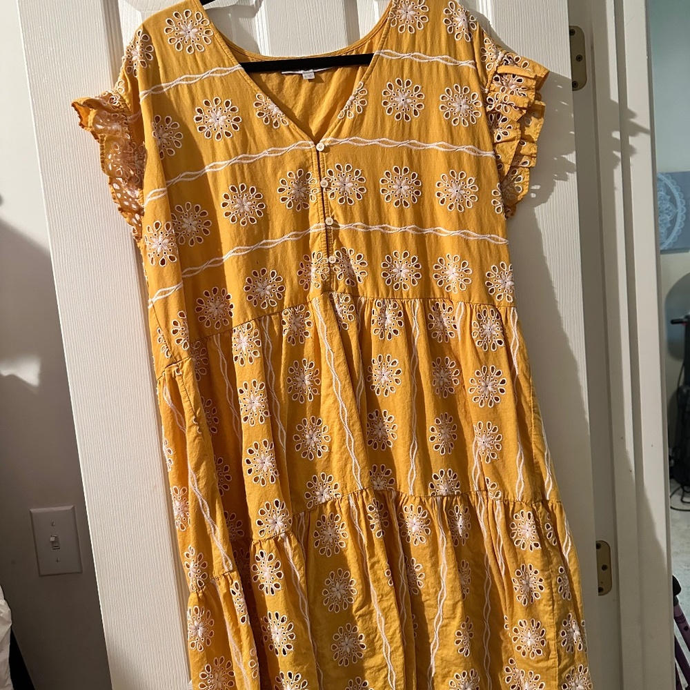 Loft Eyelet Dress